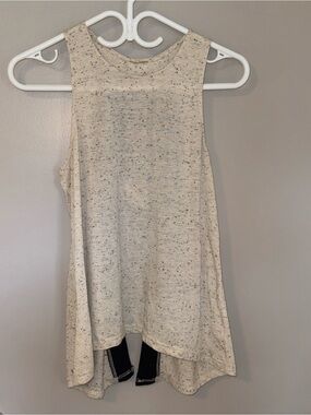 Karma Cream Speckled Swing Tank